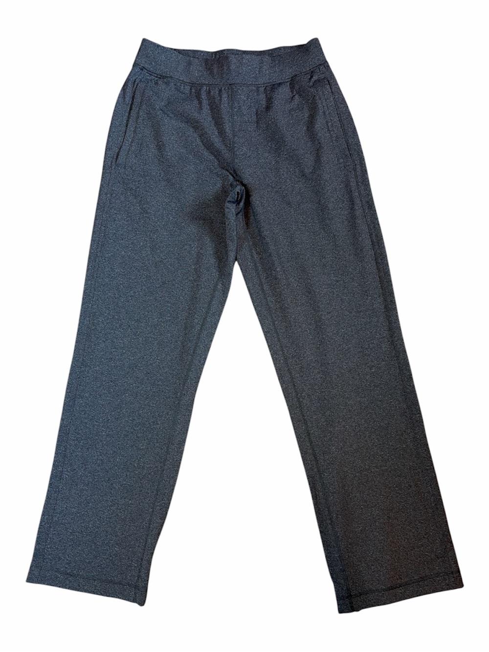 Lululemon Heather Gray Wide Leg Drawstring Athleisure Pants M Reg